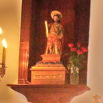San Andrés Apóstol en su retablo Licencia Commons Wikipedia Entrada de San Andrés Apostol Tenerife Facebook Distrito de Anaga